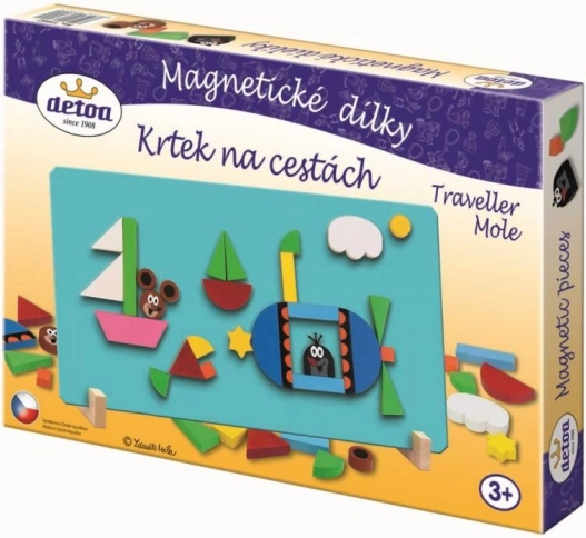 Magnetni Delčki Krtek na Potovanjih