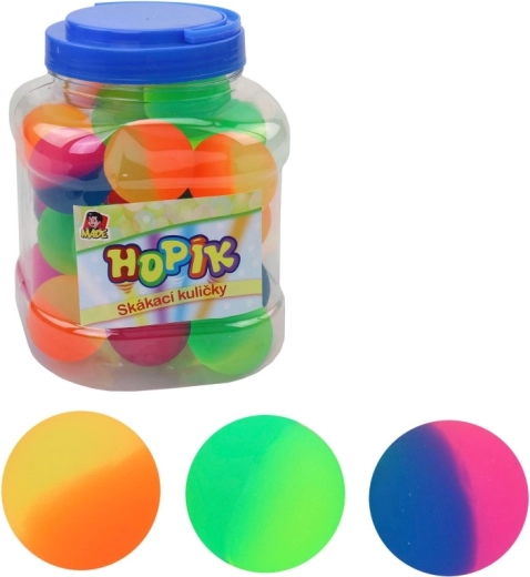 Mavrična poskočna žogica 45 mm