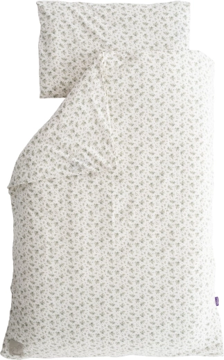 Träumeland jersey posteljnina olive 100 × 135 cm + 40 × 60 cm