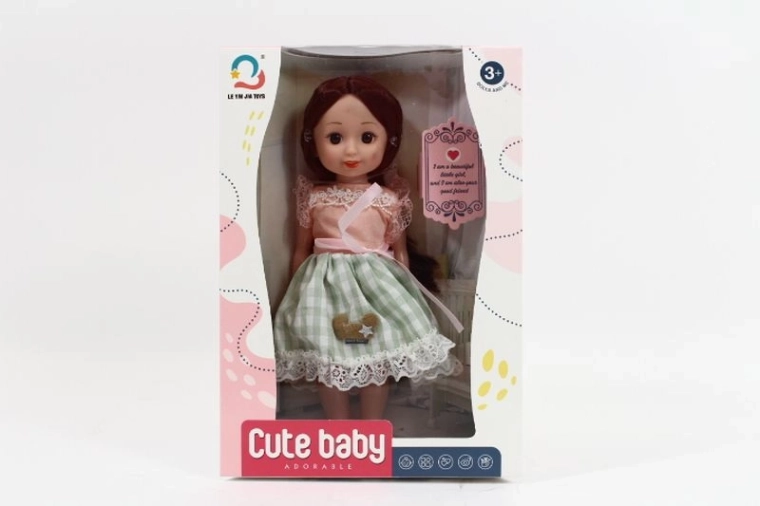 Punčka 27 cm v oblekici