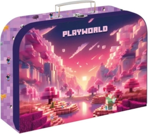 Laminiran kovček 34 cm Playworld Girl