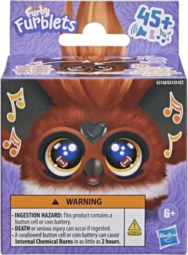 Furby Furblets Sports Foo-tee interaktivna plišasta mini igrača s sponko
