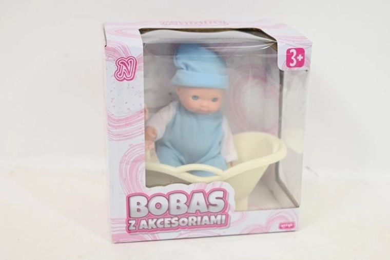 Punčka dojenček Natalia 11 cm s kadico