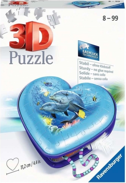 Ravensburger 3D puzzle Srca Podvodni svet 54 delov