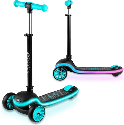 Stabilna trikolesna zasnova in krmiljenje z nagibanjem