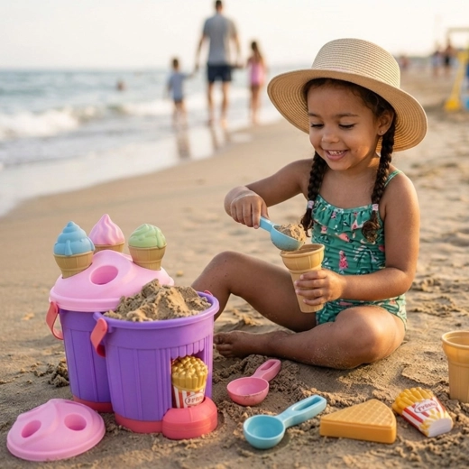 Ustvarjalna igra na plaži in v peskovniku