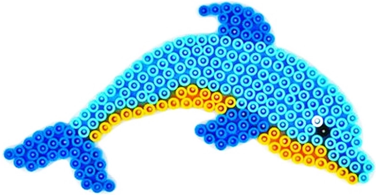 Likavna podlaga delfin za perlice 5 mm