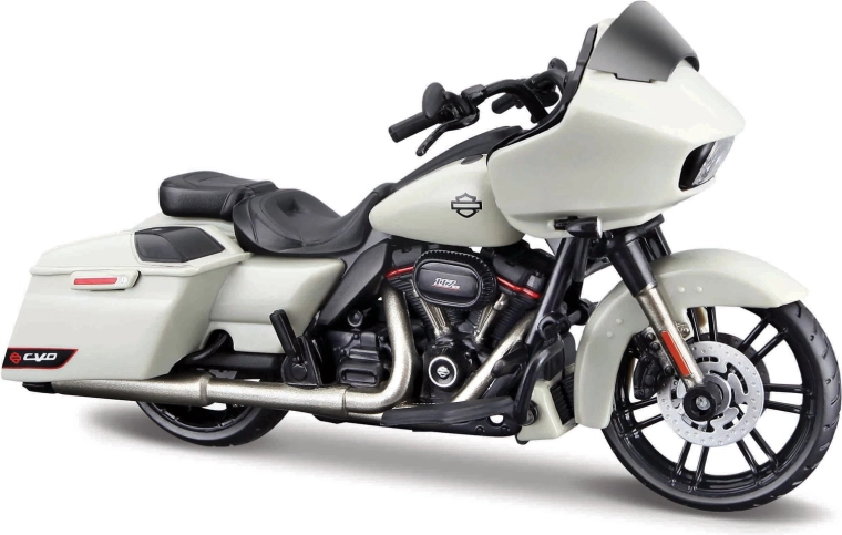 Maisto Harley-Davidson 2018 CVO Road Glide sivo-bela 1:18