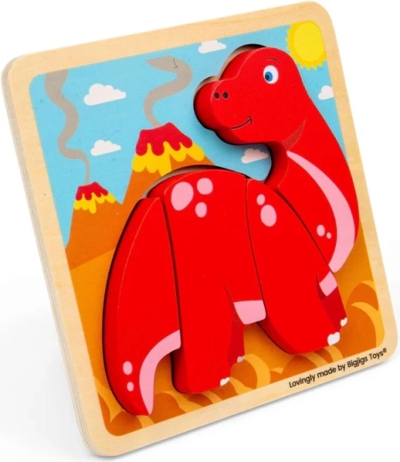 Bigjigs Toys lesena vstavljanka diplodok