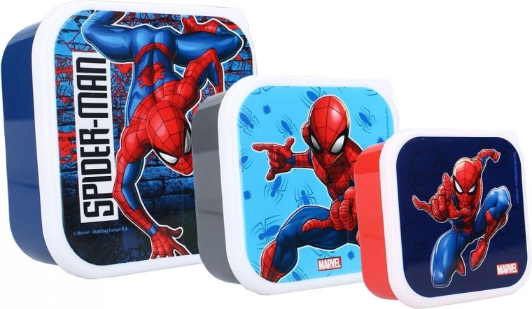 Komplet škatlic za malico Spider-Man (3 kosi)