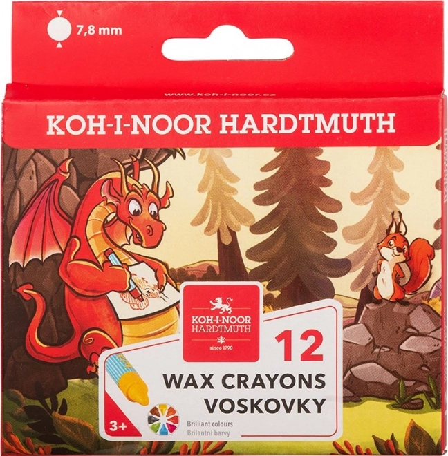 šolske voščenke KOH-I-NOOR 12 kos
