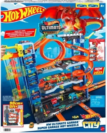 Mega Garaža z Zmajem napad iz Hot Wheels City