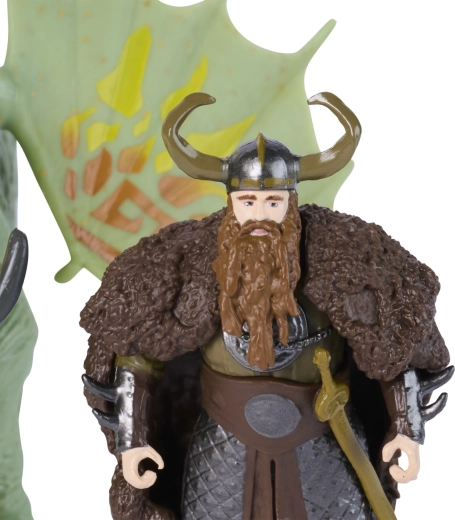 Viking Stoick pripravljen na sedlo