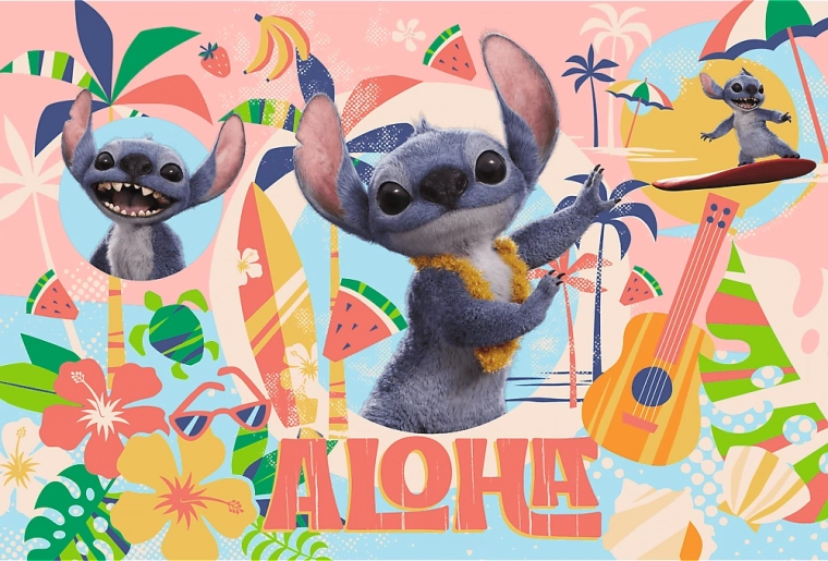 Sestavljanka 100 – STITCH IN PRIJATELJI V AKCIJI od DISNEY Trefl