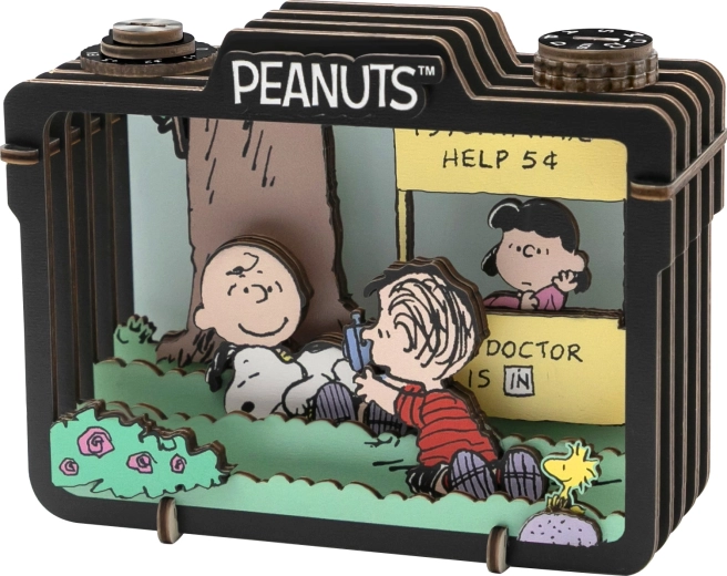 Retro fotoaparat z večplastno globino