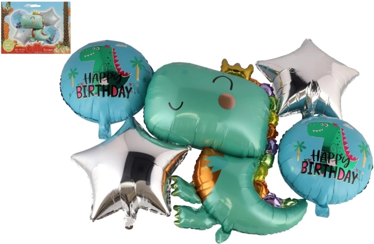 Inflatable Dinosaur Balloons - 5 pcs