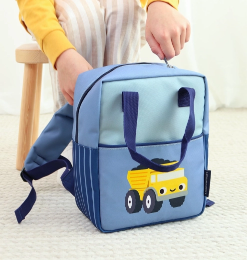 Cheerful dump truck design