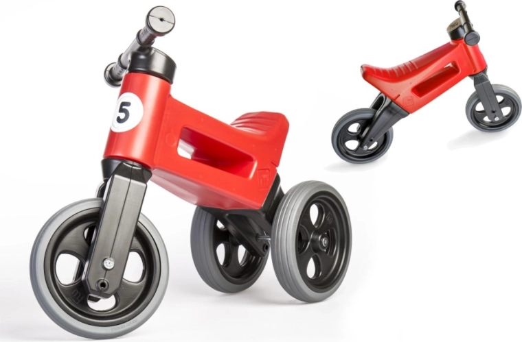 Poganjalec Funny Wheels Rider Sport 2v1 za otroke – Rdeče