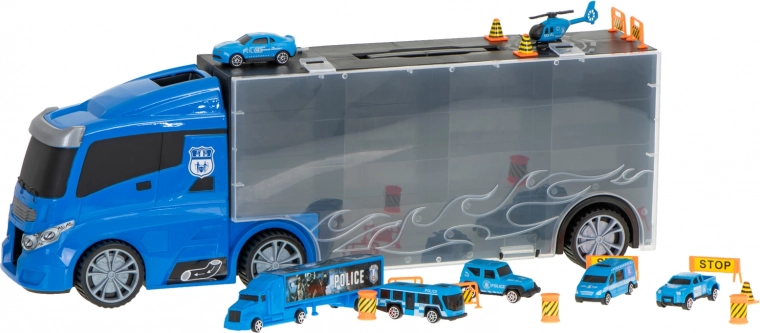 Popoln policijski set s helikopterjem