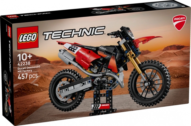LEGO Technic motor Ducati Desmo450 MX Factory 42238