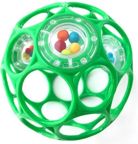 Oball ropotajoča žogica Rattle seafoam 10 cm