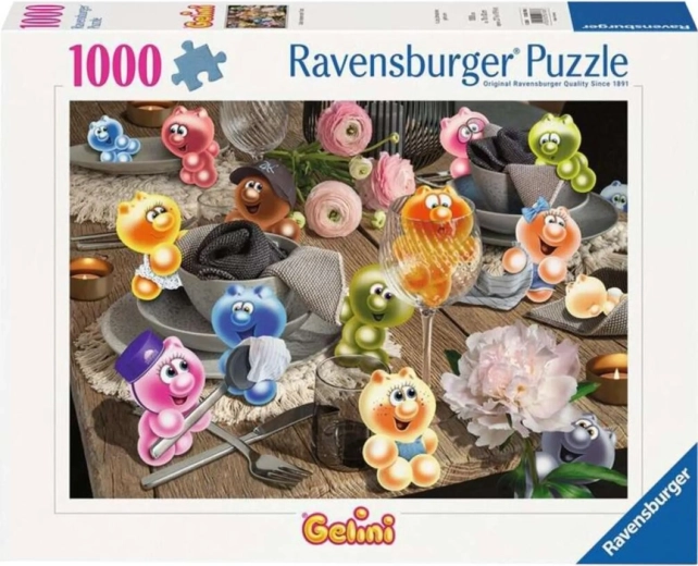 Ravensburger sestavljanka Gelini: Postavljanje mize, 1000 koščkov