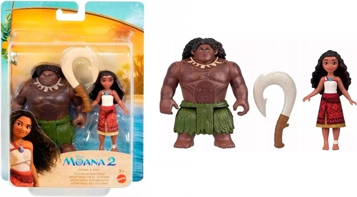 Disney Vaiana 2 komplet figuric Vaiana in Maui z magičnim kavljem