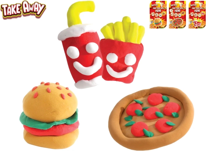 Kreativna masa ustvari si lastni fast food take away - 1 kos