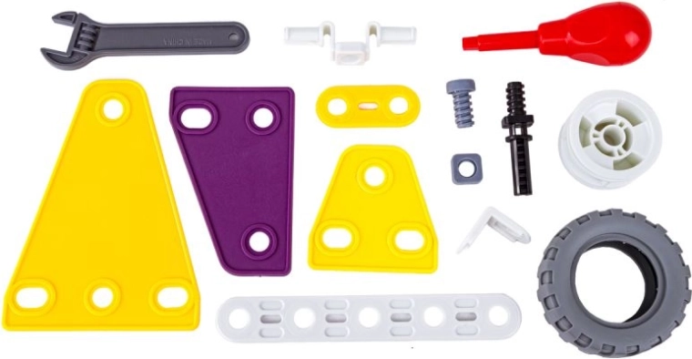 Screw-together construction for little builders