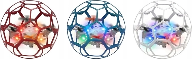 Mini RC dron v obliki leteče krogle z LED-osvetlitvijo