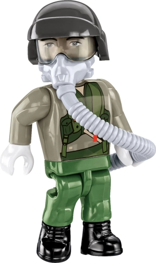 Opening cockpit and 2 pilot figures