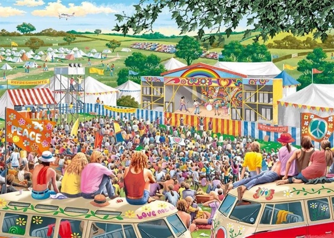 Sestavljanka Poletni glasbeni festival 1000 koščkov