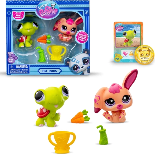 Hasbro Littlest Pet Shop Pet Relay Racers komplet figuric in dodatkov