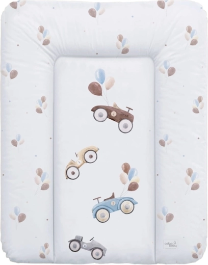 Ceba Baby mehka previjalna podloga Retro Cars 50 × 70 cm