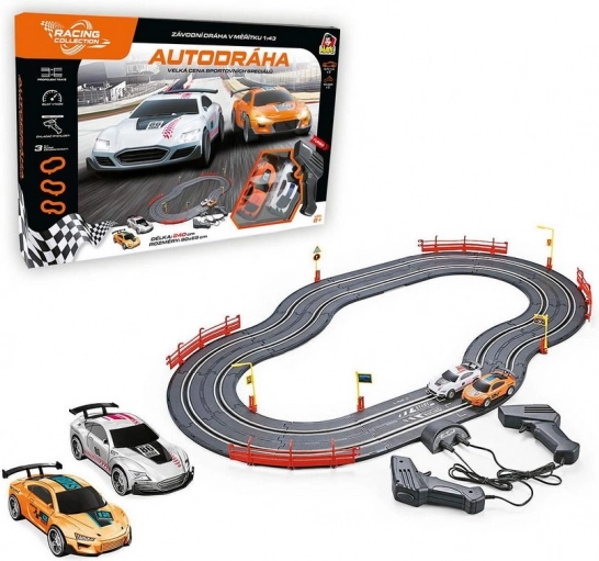 Avtocesta 240 cm z USB napajanjem – Racing Collection
