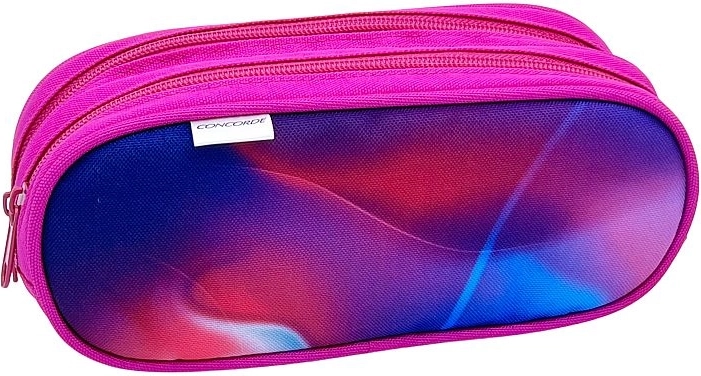 Etui CONCORDE Mavrica z dvema zadrgama