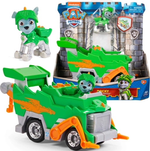 Paw Patrol viteško reševalno vozilo Rocky s figurico