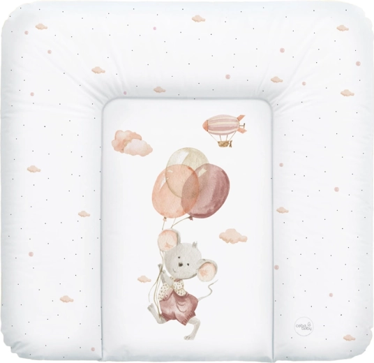 Ceba Baby mehka previjalna podloga Basic Mouse 75 × 72 cm