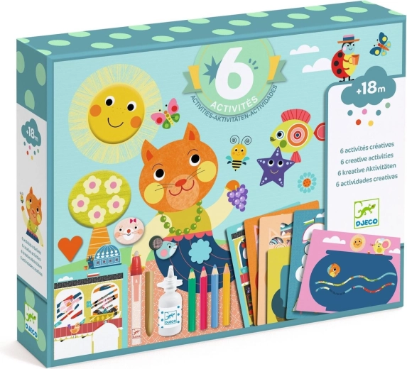 Ustvarjalni komplet maček in prijatelji DJECO