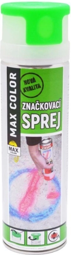 Označevalni sprej MAX COLOR 500 ml – fluorescentno zelen