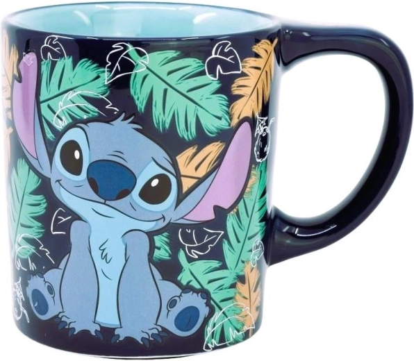 Stor varnostni keramični lonček Lilo in Stitch s Smartgrip 300 ml