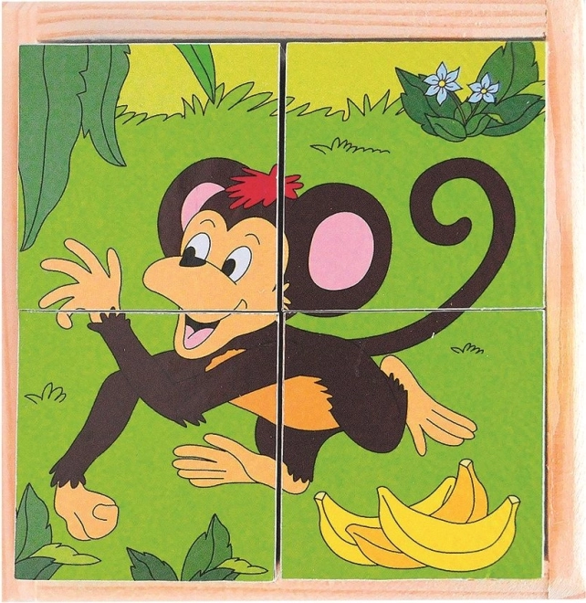 Puzzle kocke Zoo