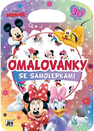 Pobarvanke z nalepkami Minnie
