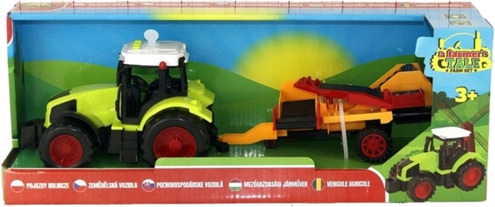 Traktor z zvočnimi učinki v škatli