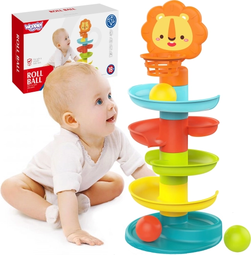 Woopie Baby kroglična proga z levčkom