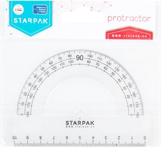 Kutomeri Starpak z ravnilom 10 cm