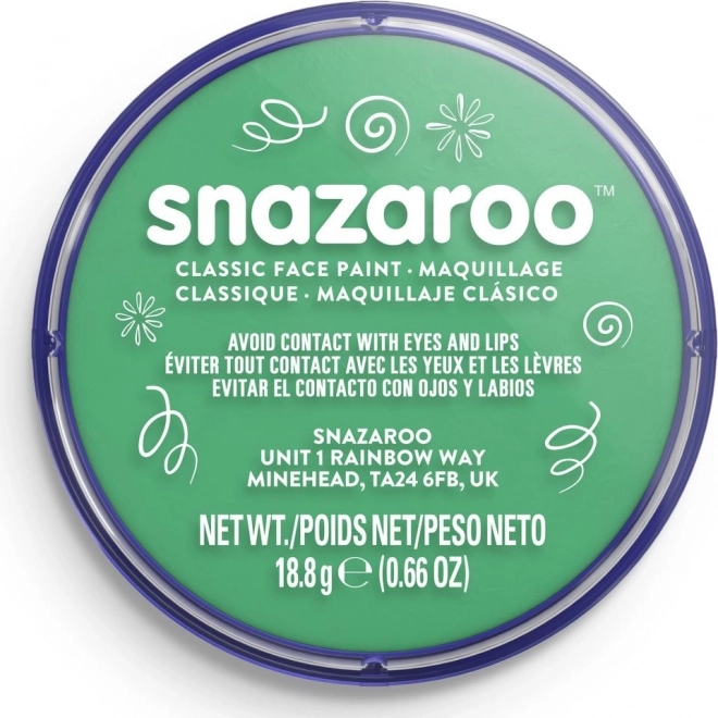 Snazaroo barva za obraz jasno zelena 18 ml