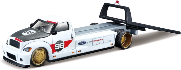 Maisto transporter z modelom Ford GT Heritage Edition 1:64