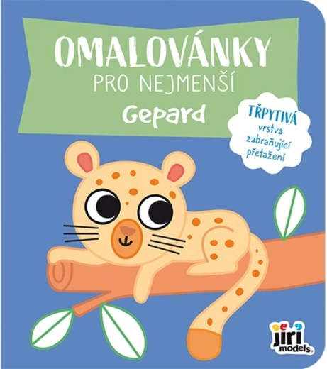Pobarvanka za najmlajše – gepard