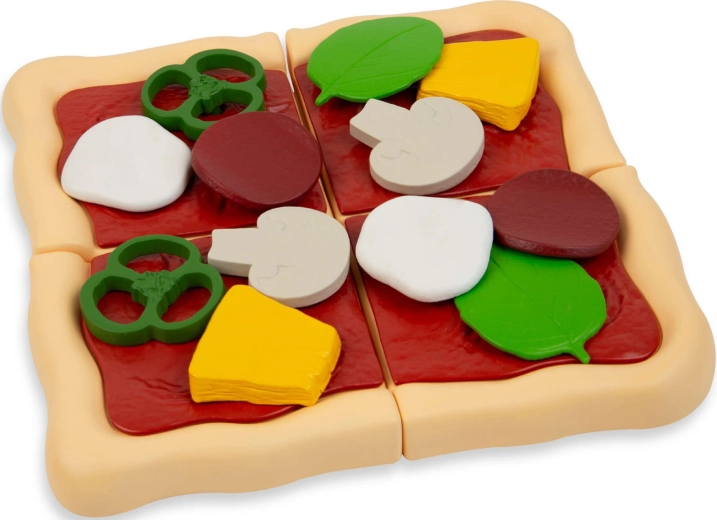 Rezalna pizza in enostavno oprijemljivi kosi